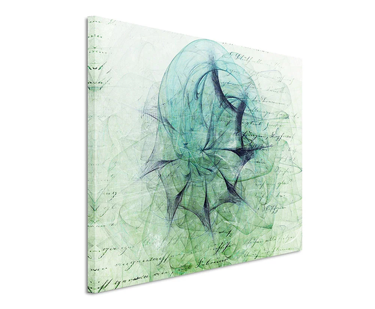 Enigma Abstract 1127 Graphic Art Print on Canvas