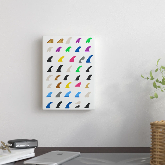Fins by Jorey Hurley - Wrapped Canvas Graphic Art Print