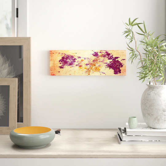 Enigma Panorama Abstract 645 Graphic Art Print on Canvas