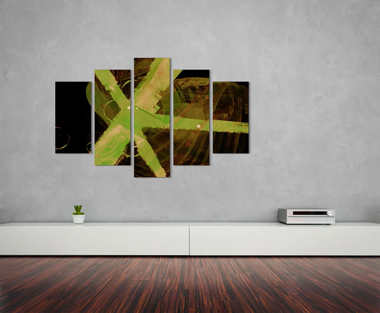 Enigma Abstract 756 Graphic Art Print Multi-Piece Image on Canvas