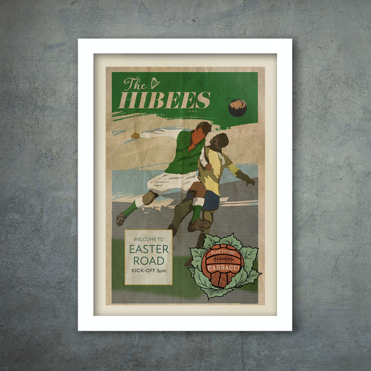 The Hibees, Hibernian - Football Poster Print