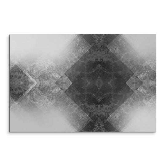 Abstract, Graphic, Geometric Squares Graphic Art Print on Canvas