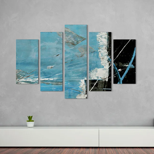 Enigma Abstract 660 Graphic Art Print Multi-Piece Image on Canvas