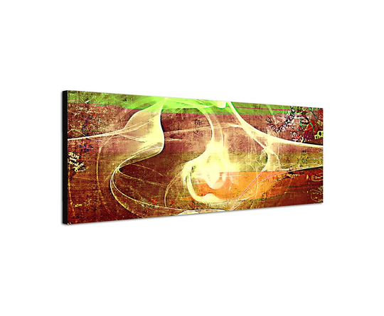 Enigma Panorama Abstract 013 Graphic Art Print on Canvas