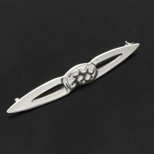 Georg Jensen Brooch - Vintage Danish Sterling Silver Foliate #116 C.1927 | Georg Jensen, Denmark Free Delivery