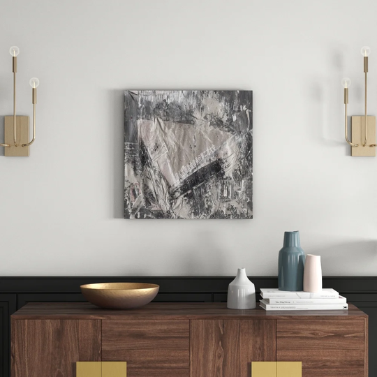 Enigma Abstract 527 Graphic Art Print on Canvas