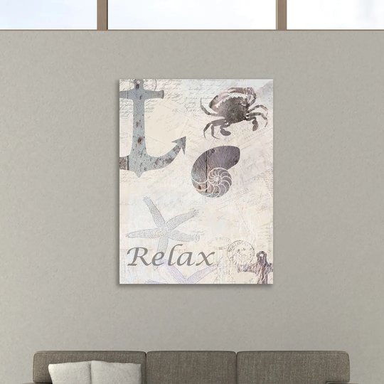 Coastal Relax by Kimberly Allen - Wrapped Canvas Graphic Art Print