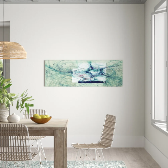 Enigma Panorama Abstract 163 Graphic Art Print on Canvas