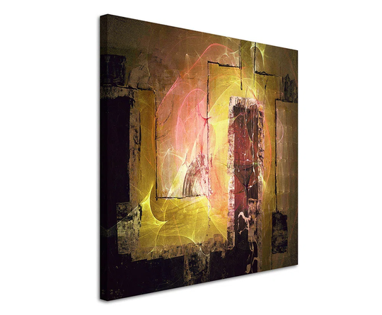 Enigma Abstract 1396 Graphic Art Print on Canvas