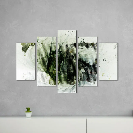 Enigma Scultpure Abstract 1251 Graphic Art Print Multi-Piece Image on Canvas