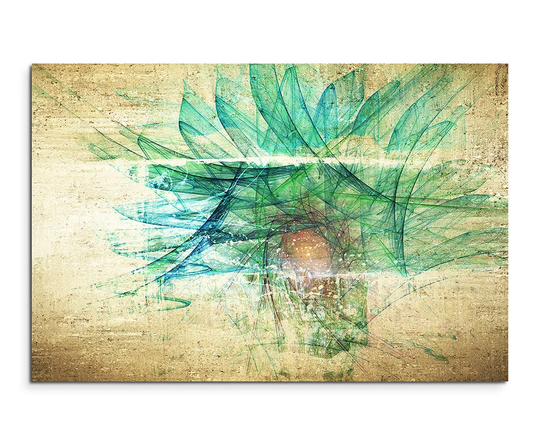 Abstract 1208 Graphic Art Print on Canvas