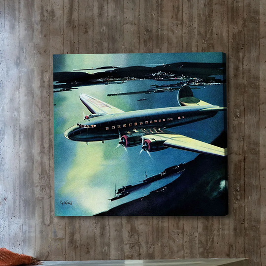 Flying High - Wrapped Canvas Graphic Art Print