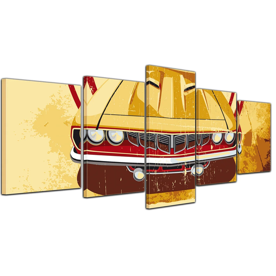 American Style II 5 Piece Graphic Art on Canvas Set
