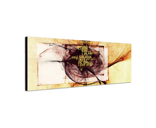 Enigma Panorama Abstract 248 Graphic Art Print on Canvas