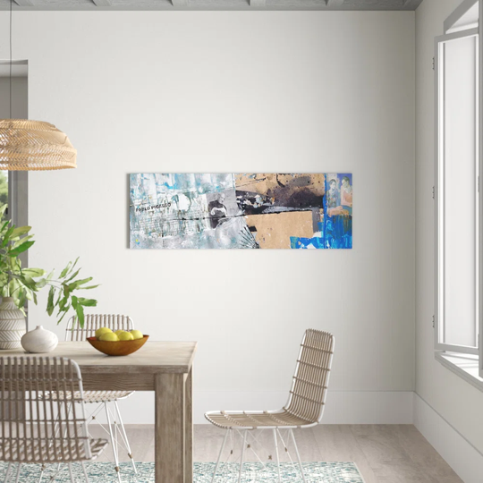 Enigma Panorama Abstract 594 Graphic Art Print on Canvas