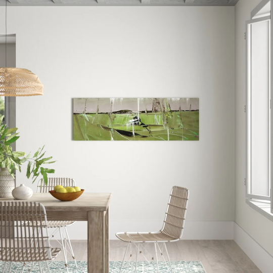 Enigma Panorama Abstract 592 Graphic Art Print on Canvas