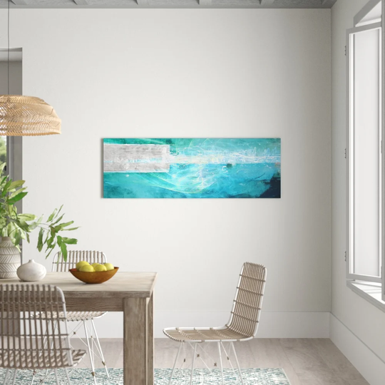 Panorama Abstract 1454 Graphic Art Print on Wrapped Canvas