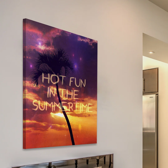 Hot Fun in the Summertime by Sylvia Cook - Wrapped Canvas Graphic Art Print