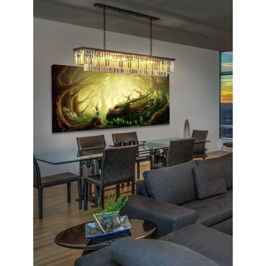 Forest Dragon by Jonas Jödicke - Wrapped Canvas Graphic Art Print