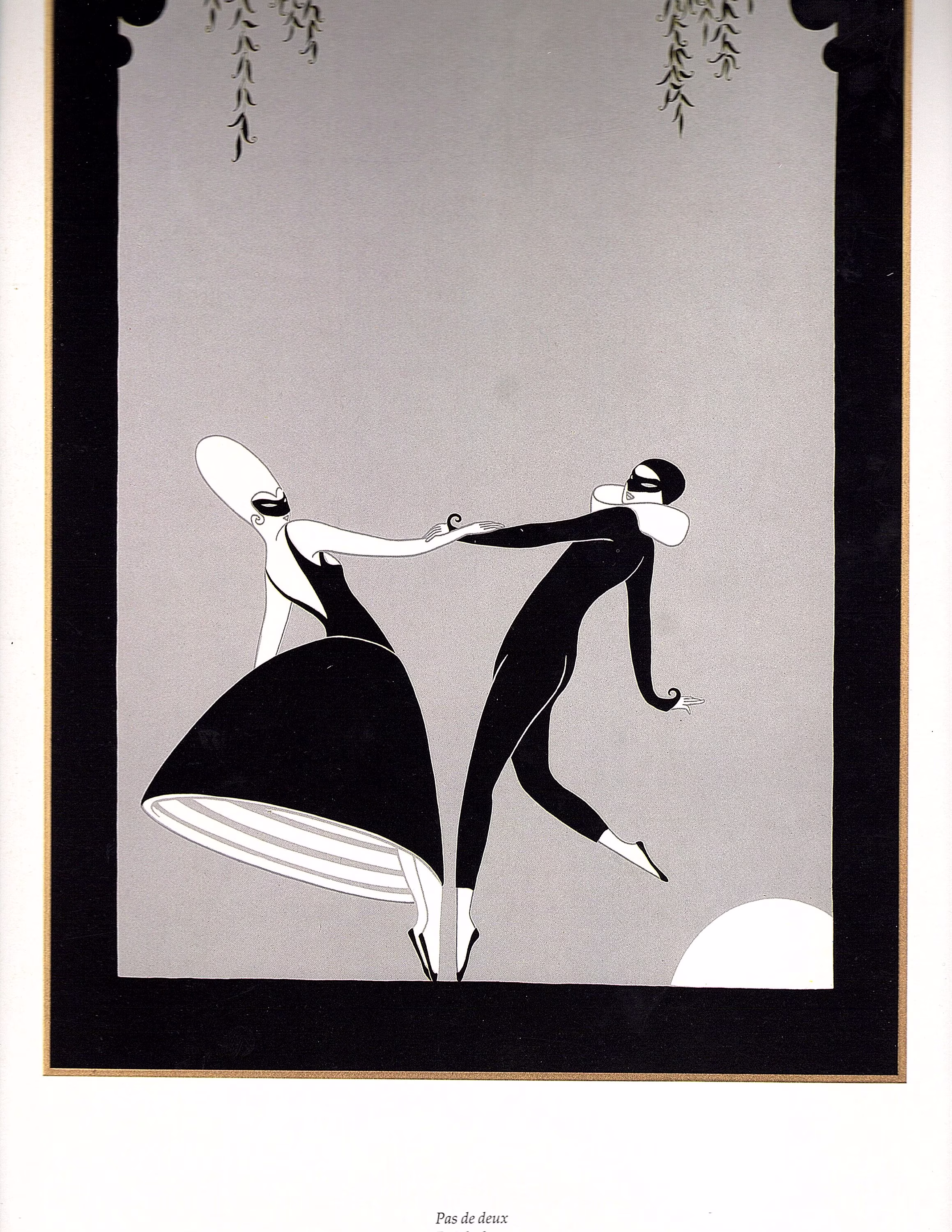 New Erte Graphics Pas De Deux