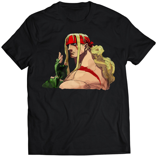 Alex Sf3 3rd Strike 3S Portrait T-Shirt | Vector