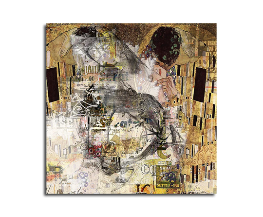 Enigma 476 Abstract Graphic Art Print on Canvas