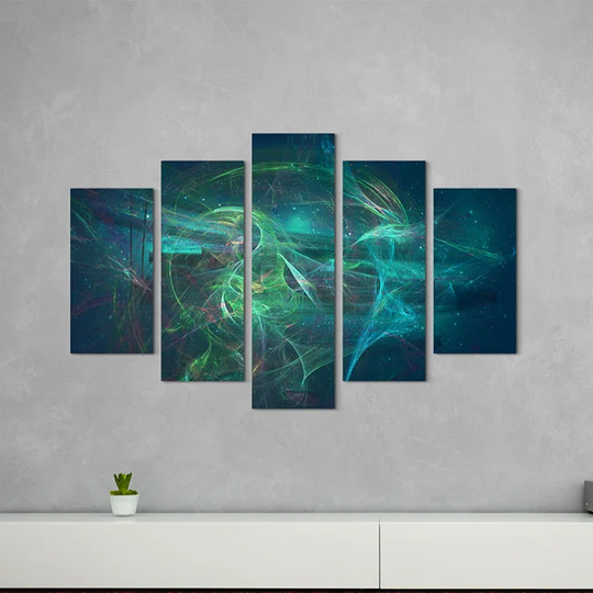 Sculpture Abstract 1088 Multi-Piece Image Graphic Art Print on Canvas