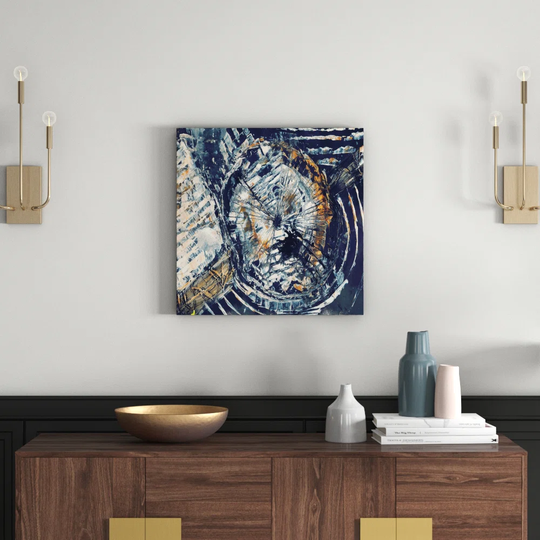 Enigma 857 Abstract Graphic Art Print on Canvas