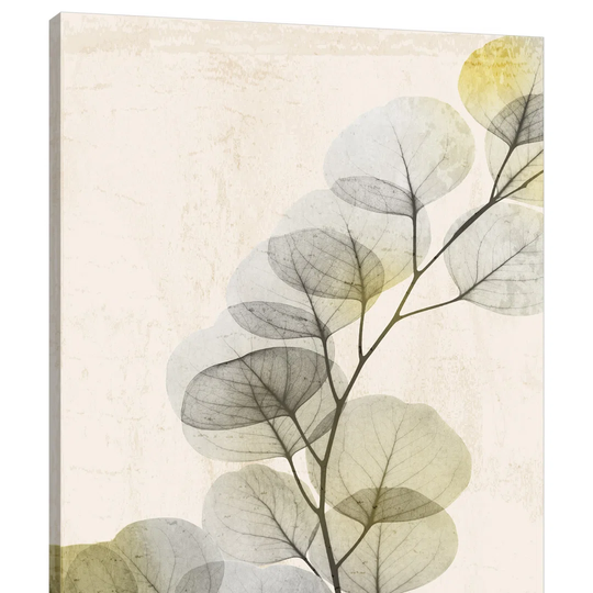 Golden Flaked 2 - Wrapped Canvas Graphic Art Print
