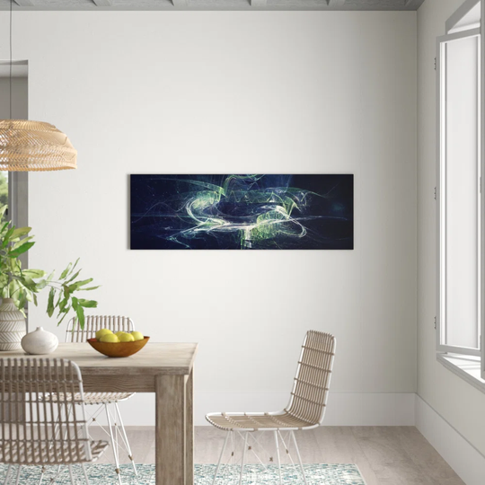 Enigma Panorama Abstract 1087 Graphic Art Print on Canvas