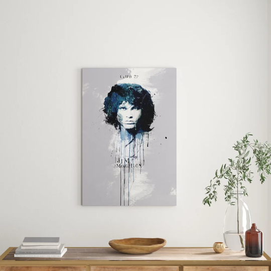 Enigma Jim Morrison Graphic Art Print on Canvas