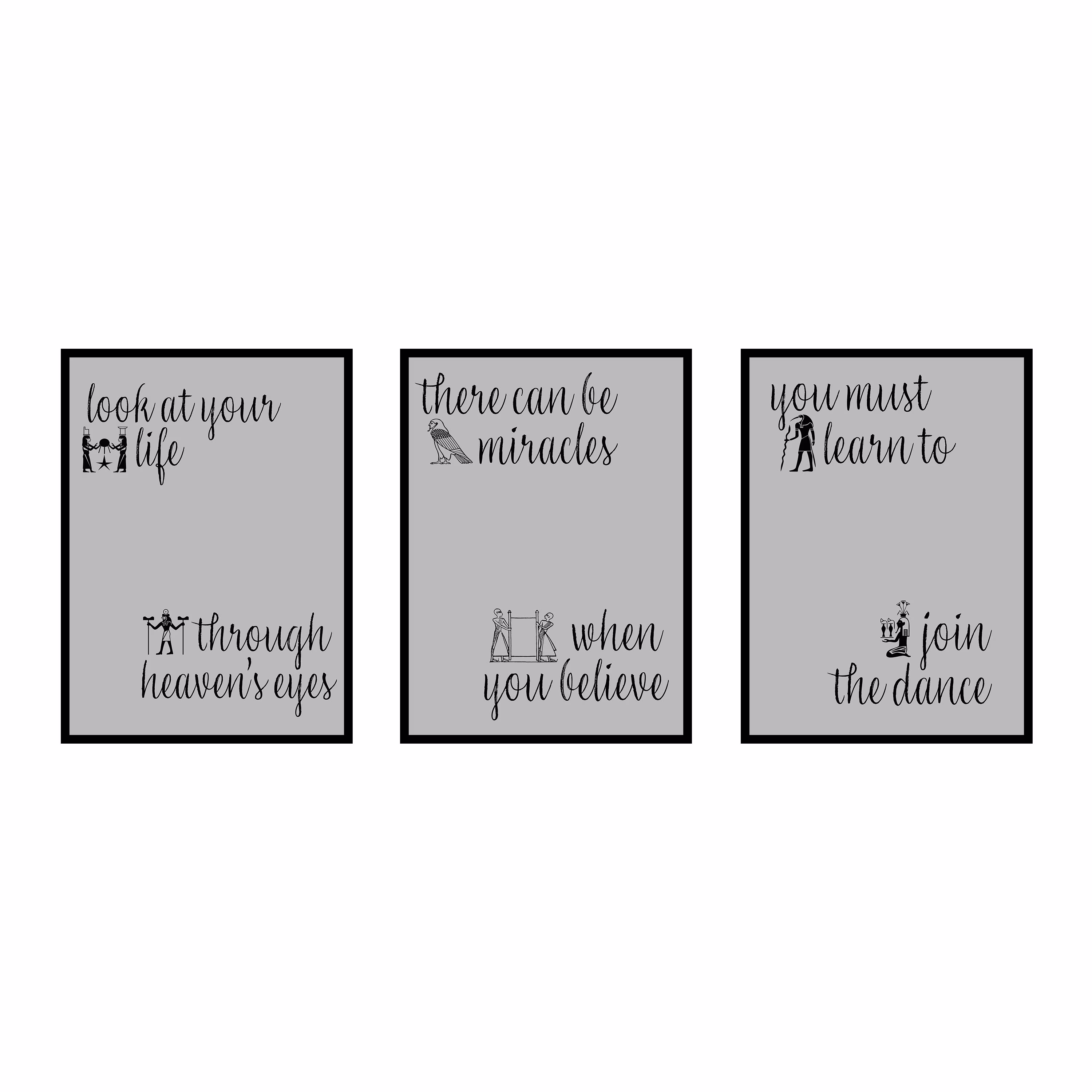Prince Of Egypt Quotes A4 Prints Set