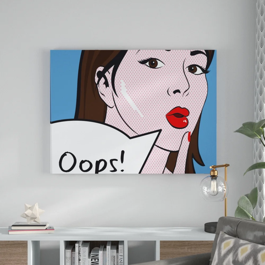 Pop- Oops! Framed Graphic Art