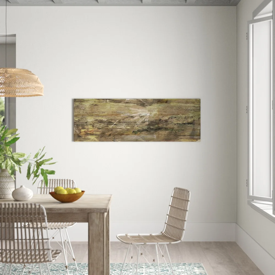 Abstract 985 - Wrapped Canvas Panoramic Graphic Art Print on Canvas