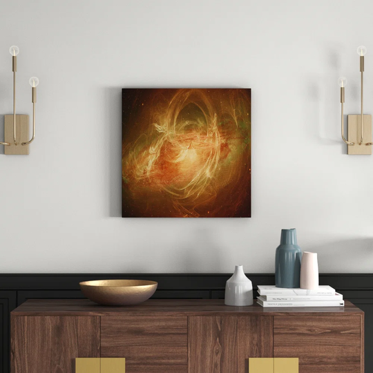 Abstract 1386 Graphic Art Print on Canvas