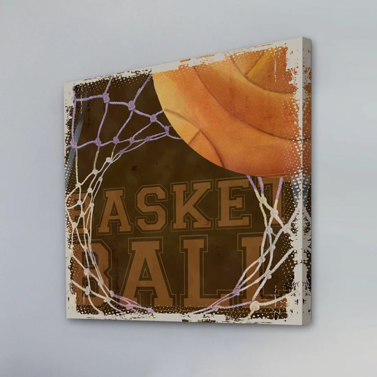 Baseketball by Saturday Evening Post - Wrapped Canvas Graphic Art Print