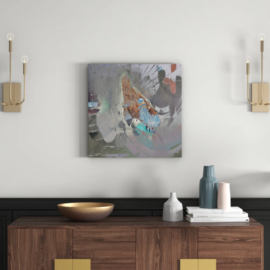 Enigma Abstract 838 Graphic Art Print on Canvas