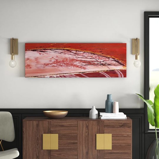 Enigma Panorama Abstract 669 Graphic Art Print on Canvas