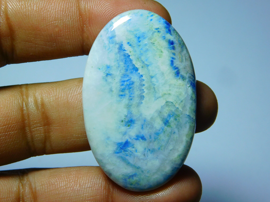 Top Quality Lapis Lace Onyx Cabochons Natural Gemstone Handmade Loose Semi Precious 90Cts.(50x31M