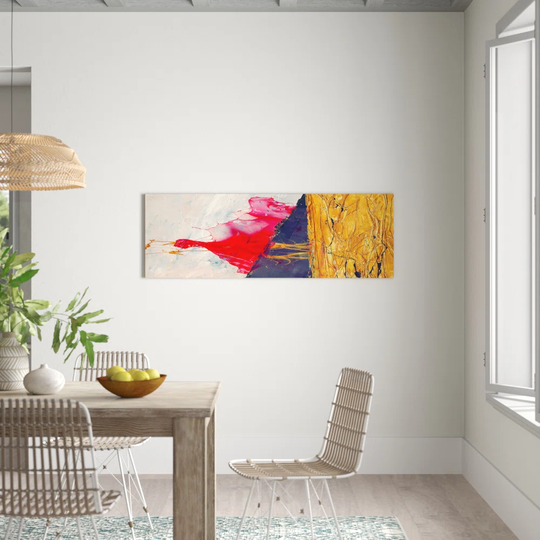 Enigma Panorama Abstract 581 Graphic Art Print on Canvas
