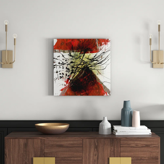 Enigma Abstract 713 Graphic Art Print On Canvas