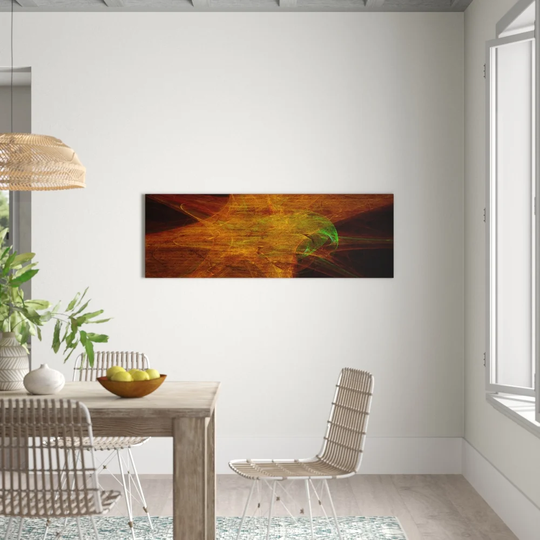 Enigma Panorama Abstract 1016 Graphic Art Print on Canvas