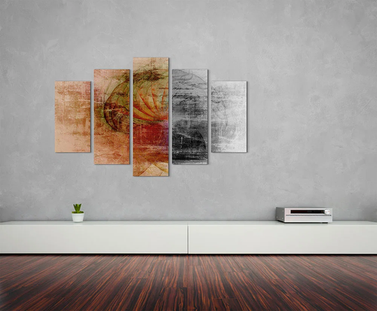 Enigma Abstract 1490 Graphic Art Print Multi-Piece Image on Canvas
