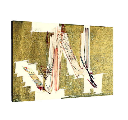 Enigma 236 Abstract Graphic Art Print on Canvas