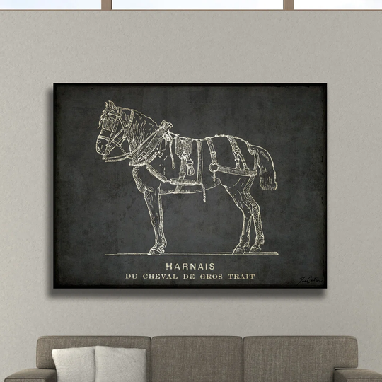 Harnais by Tina Carlson - Wrapped Canvas Graphic Art Print