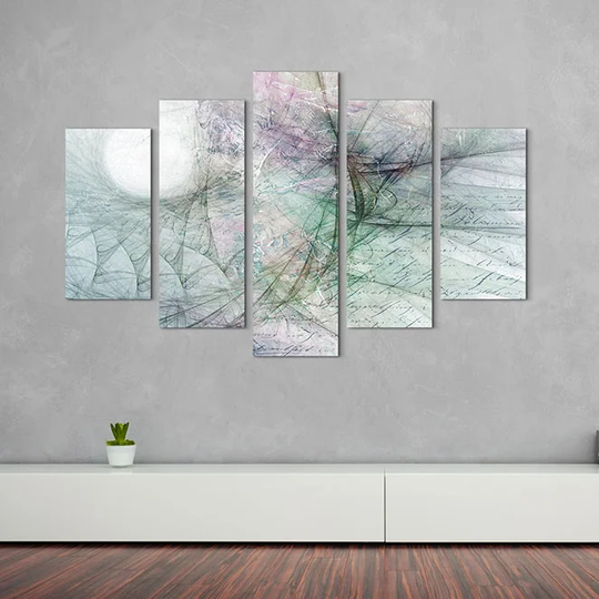 Enigma Abstract 1464 Graphic Art Print Multi-Piece Image on Canvas