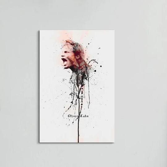 Enigma - Oliver Kahn II Graphic Art Print on Canvas