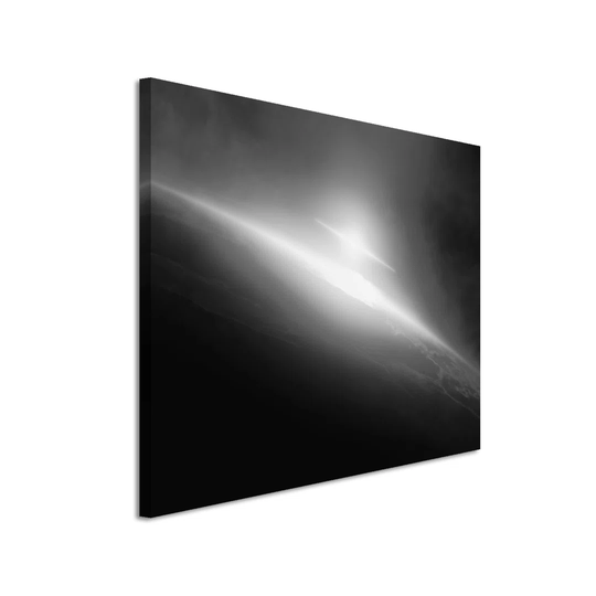 Abstract Atmosphere - Planet Graphic Art on Canvas