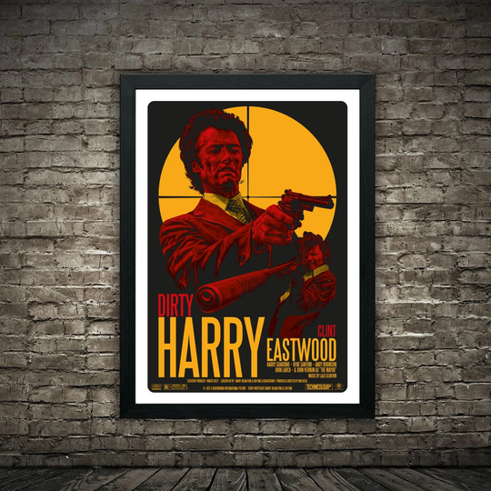 Dirty Harry Film Poster Poster