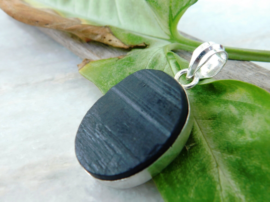 Raw Black Tourmaline Gemstone 925 Silver Pendant Handmade Pendantrough Tourmaline Jewelrydruzy Necklaceboho Wedding Giftp646